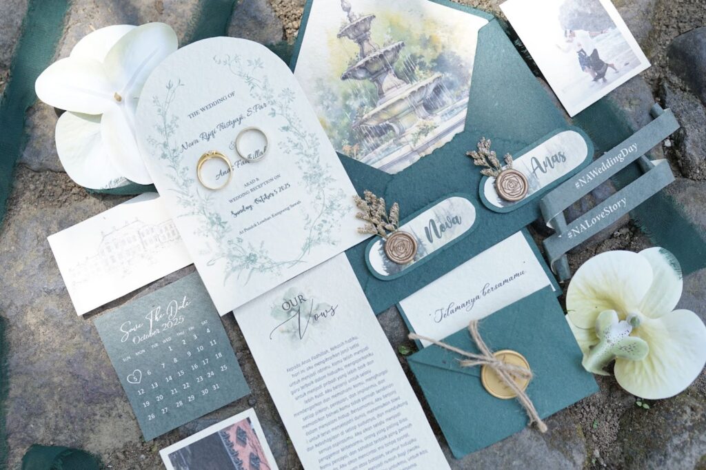 what is included in wedding stationery