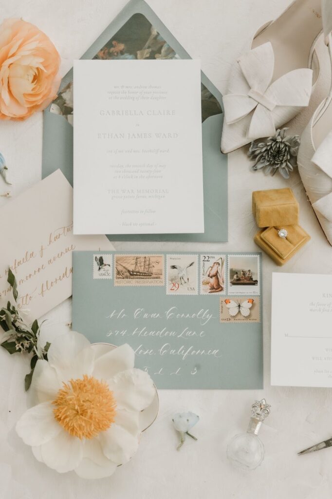 what is included in wedding stationery
